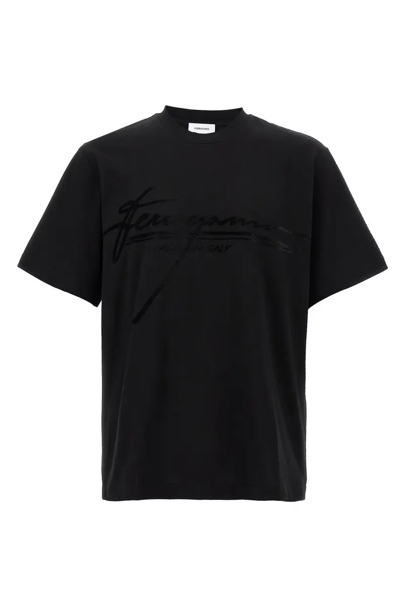 Ferragamo T-shirt Nero 2547776