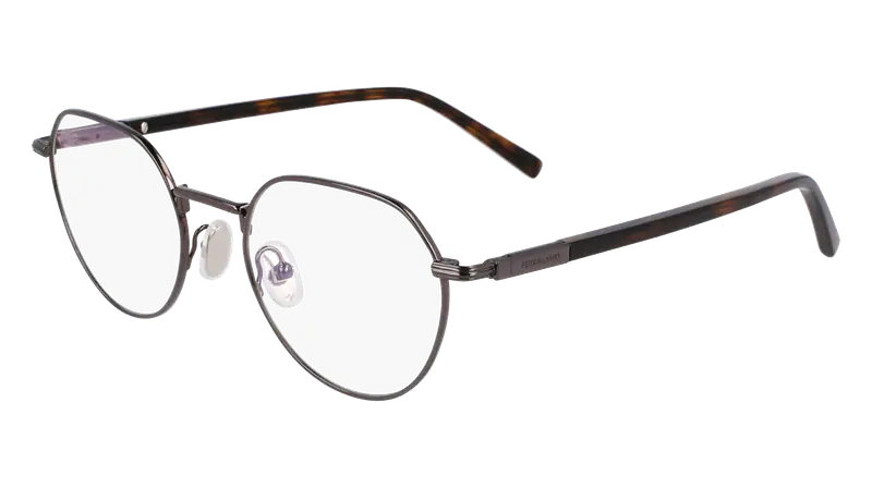 Ferragamo Unisex SF2233 027 Montature da vista Acetato Rutenio  Rotonda Normale