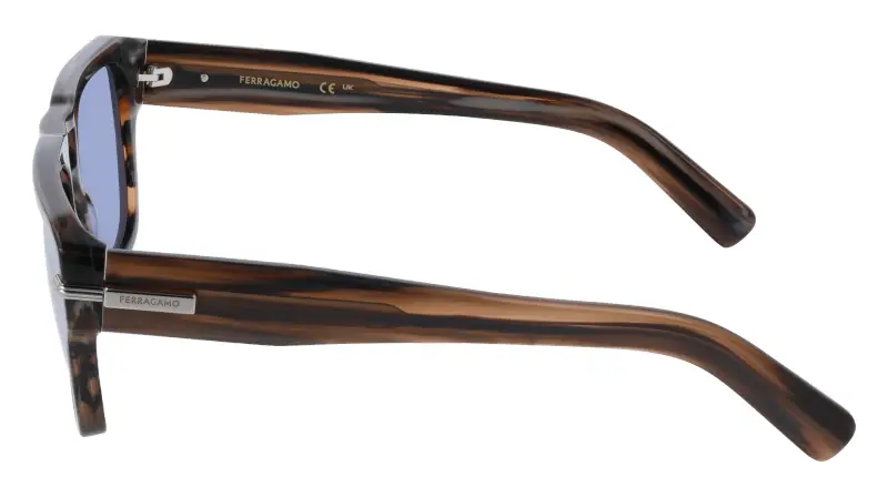 Ferragamo Occhiali da sole Uomo Blu 4304784 miniatura 3