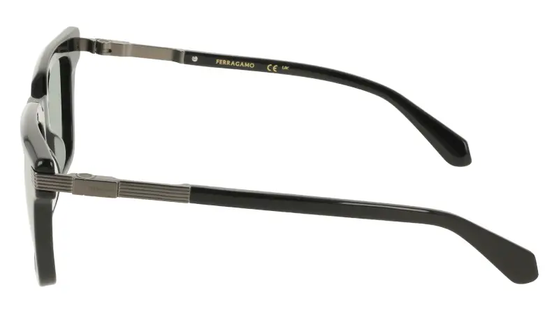 Ferragamo Occhiali da sole Uomo Nero 4198571 miniatura 3