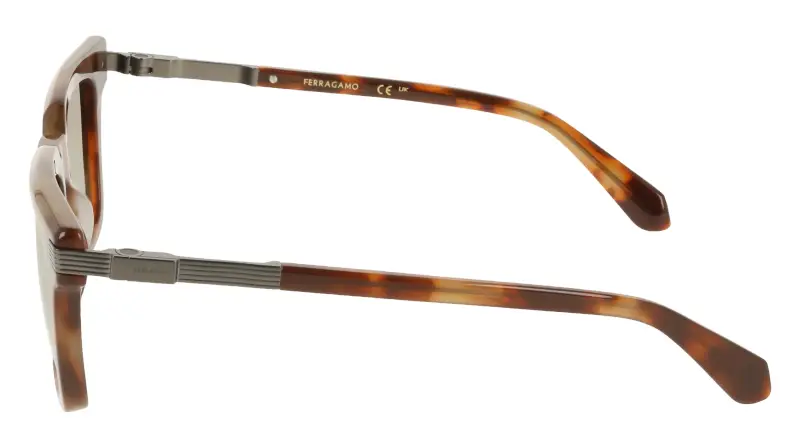 Ferragamo Occhiali da sole Uomo Marrone 4198414 miniatura 3