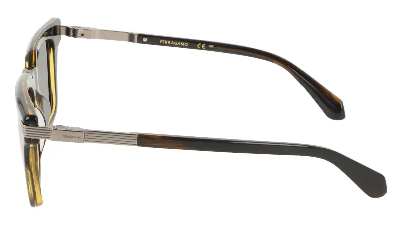 Ferragamo Occhiali da sole Uomo Grigio 4198785 miniatura 3