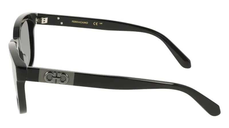 Ferragamo Occhiali da sole Uomo Grigio 4198572 miniatura 3