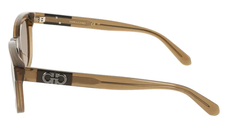 Ferragamo Occhiali da sole Uomo Marrone 4198416 miniatura 3