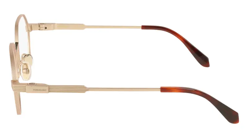 Uomo Ferragamo SF2605 711 Montature da vista Titanio Oro Squadrata Normale miniatura 3