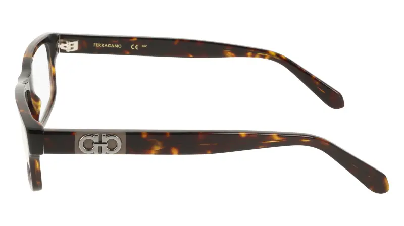 Uomo Ferragamo SF3061 242 Montature da vista Acetato Havana Squadrata Normale miniatura 3