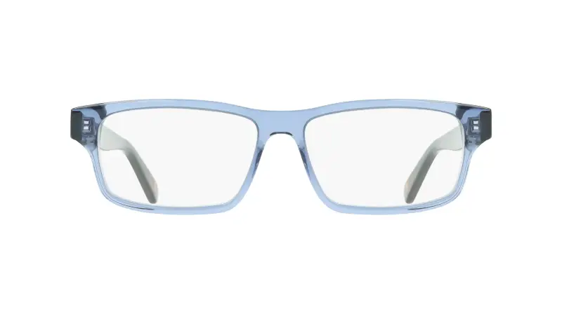 Uomo Ferragamo SF3061 432 Montature da vista Acetato Blu Squadrata Normale miniatura 2