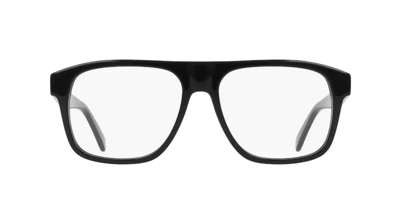 Uomo Ferragamo SF3063 001 Montature da vista Acetato Nero Squadrata Normale miniatura 2