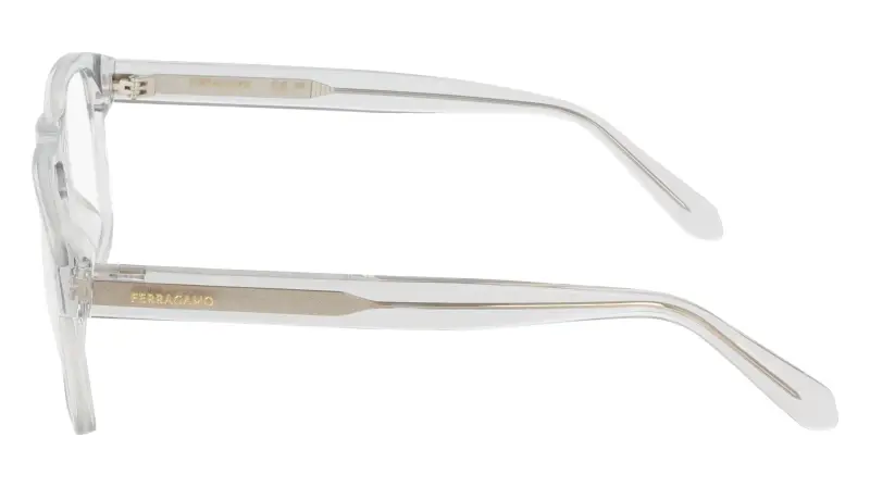 Uomo Ferragamo SF3063 050 Montature da vista Acetato Grigio Squadrata Normale miniatura 3