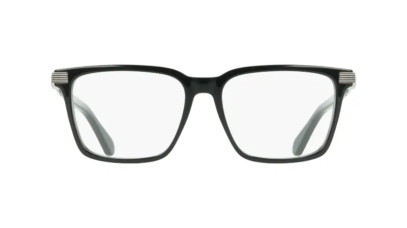 Uomo Ferragamo SF3065 001 Montature da vista Acetato Nero Squadrata Normale miniatura 2