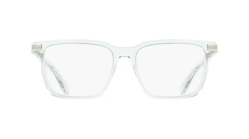Uomo Ferragamo SF3065 050 Montature da vista Acetato Grigio Squadrata Normale miniatura 2