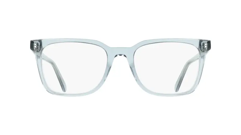 Uomo Ferragamo SF3067 020 Montature da vista Acetato Grigio Squadrata Normale miniatura 2