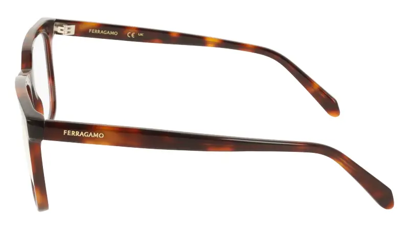 Uomo Ferragamo SF3067 240 Montature da vista Acetato Havana Squadrata Normale miniatura 3