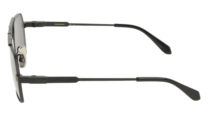 Ferragamo Occhiali da sole Uomo Grigio 4311877 miniatura 3