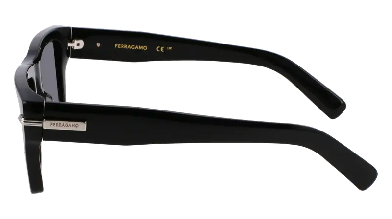 Ferragamo Occhiali da sole Uomo Nero 872787 miniatura 3