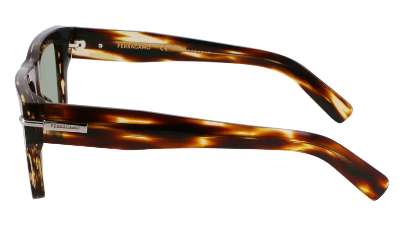 Ferragamo Occhiali da sole Uomo Marrone 872794 miniatura 3