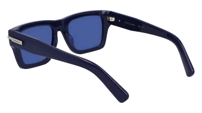 Ferragamo Occhiali da sole Uomo Blu 872850 miniatura 2