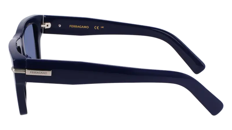 Ferragamo Occhiali da sole Uomo Blu 872850 miniatura 3