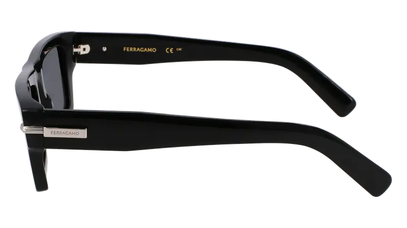 Ferragamo Occhiali da sole Uomo Nero 872801 miniatura 3