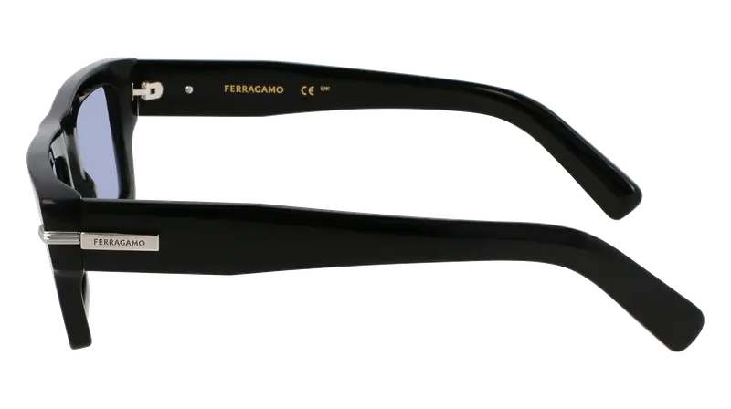 Ferragamo Occhiali da sole Uomo Nero 872848 miniatura 3