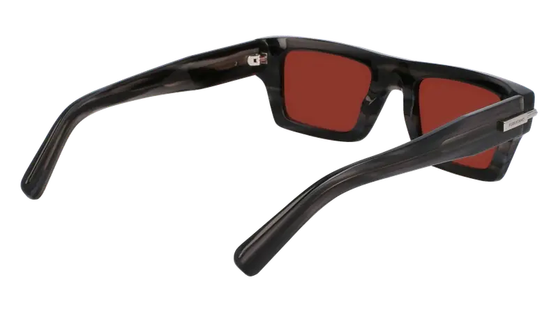 Ferragamo Occhiali da sole Uomo Grigio 872796 miniatura 3