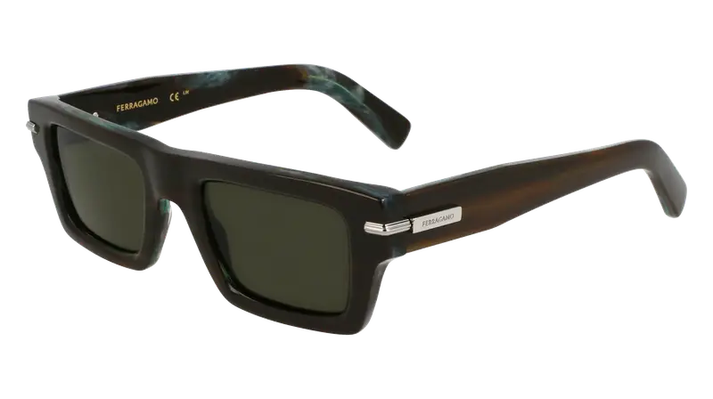 Ferragamo Occhiali da sole Uomo Verde 872798