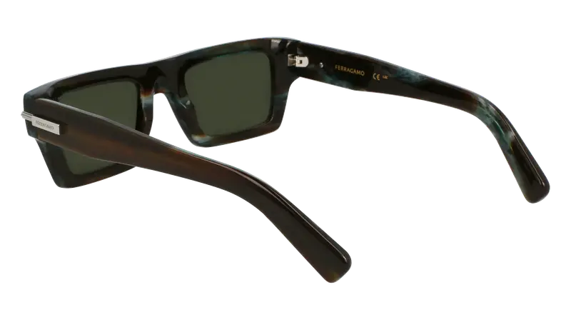 Ferragamo Occhiali da sole Uomo Verde 872798 miniatura 2