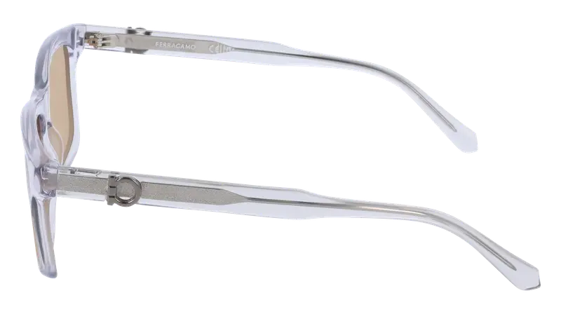 Ferragamo Occhiali da sole Uomo Grigio 876683 miniatura 2