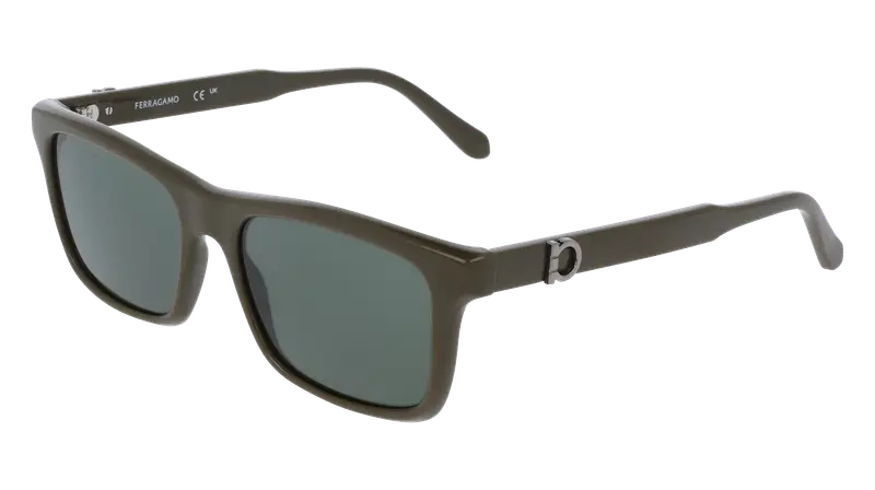 Ferragamo Occhiali da sole Uomo Verde 876682
