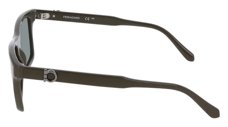 Ferragamo Occhiali da sole Uomo Verde 876682 miniatura 2