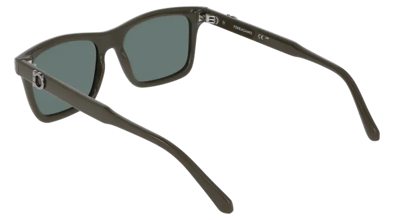 Ferragamo Occhiali da sole Uomo Verde 876682 miniatura 3