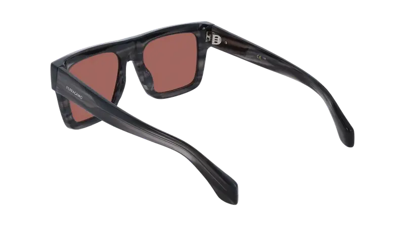 Ferragamo Occhiali da sole Uomo Grigio 876023 miniatura 3