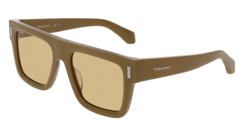 Ferragamo Occhiali da sole Uomo Verde 876008