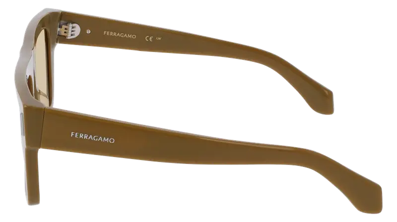 Ferragamo Occhiali da sole Uomo Verde 876008 miniatura 2