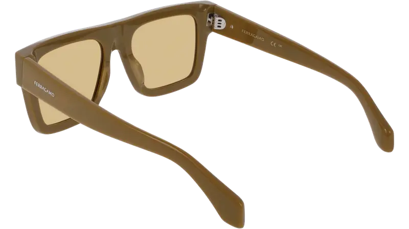 Ferragamo Occhiali da sole Uomo Verde 876008 miniatura 3