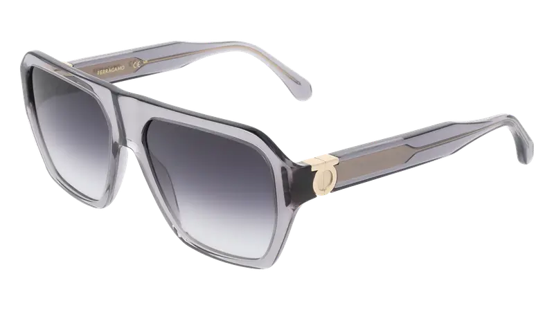 Ferragamo Occhiali da sole Uomo Grigio 876901