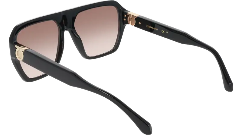 Ferragamo Occhiali da sole Uomo Marrone 876900 miniatura 3