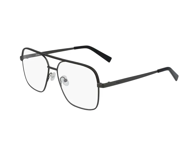 Ferragamo Uomo SF2199L 43032 037 Montature da vista Metallo Grigio  Squadrata