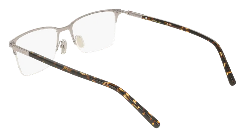 Ferragamo Uomo SF2238 463 Montature da vista Metallo Squadrata Normale miniatura 3