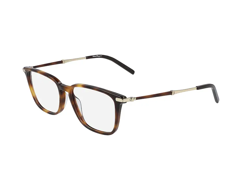 Ferragamo Uomo SF2861 42668 214 Montature da vista Acetato Havana  Squadrata