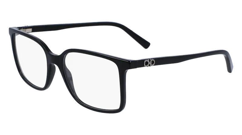 Ferragamo Uomo SF2954 001 Montature da vista Iniettato Nero  Squadrata Normale Normale