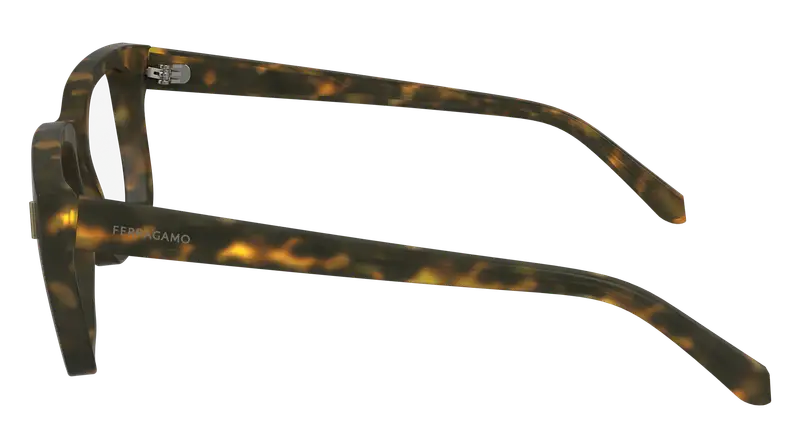 Ferragamo Uomo SF2996 242 Montature da vista Acetato Havana Squadrata Normale Normale miniatura 3