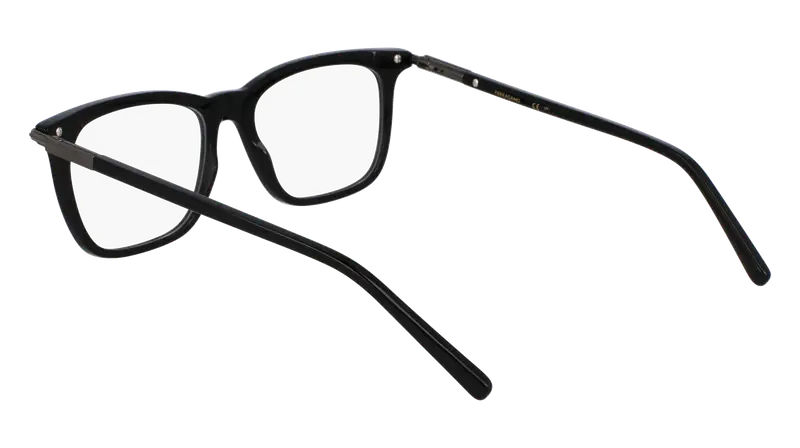 Ferragamo Uomo SF3007 001 Montature da vista Acetato Nero Squadrata Normale miniatura 2