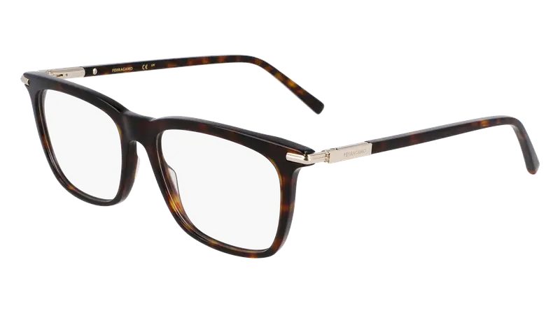 Ferragamo Uomo SF3007 242 Montature da vista Acetato Havana  Squadrata Normale