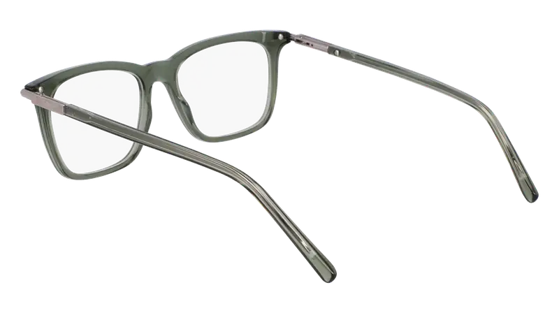 Ferragamo Uomo SF3007 317 Montature da vista Acetato Verde Squadrata Normale miniatura 2