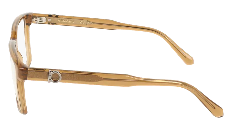 Ferragamo Uomo SF3028E 278 Montature da vista Beige Squadrata Normale miniatura 2