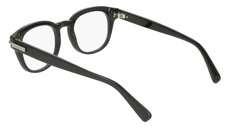 Ferragamo Uomo SF3033 001 Montature da vista Acetato Nero Geometrica Normale miniatura 3