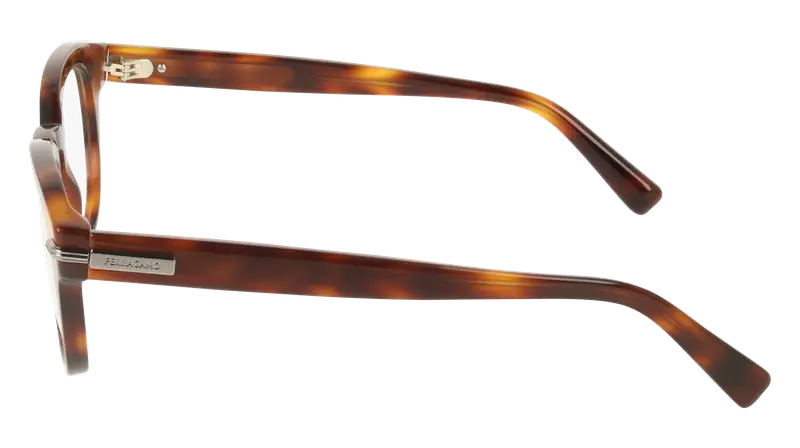 Ferragamo Uomo SF3033 240 Montature da vista Acetato Havana Geometrica Normale miniatura 2