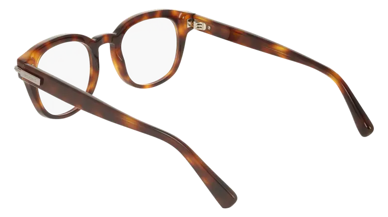 Ferragamo Uomo SF3033 240 Montature da vista Acetato Havana Geometrica Normale miniatura 3