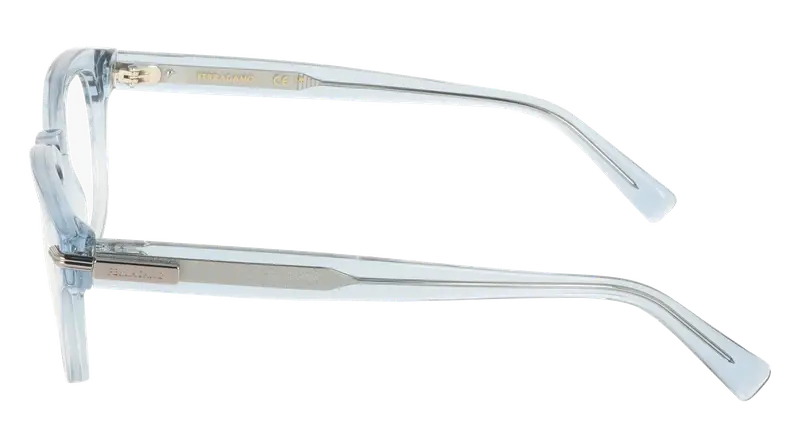 Ferragamo Uomo SF3033 450 Montature da vista Acetato Azzurro Geometrica Normale miniatura 2